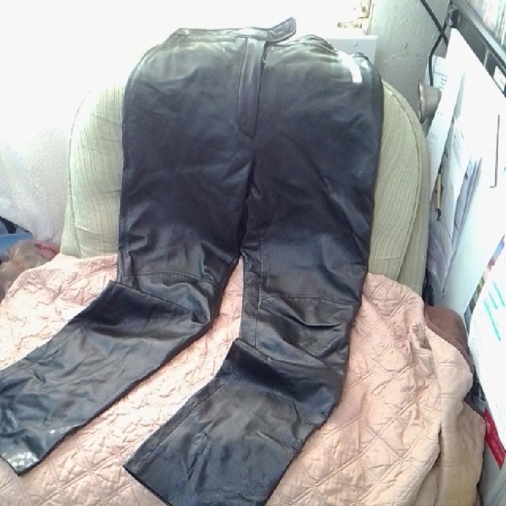 Black Leather Pants